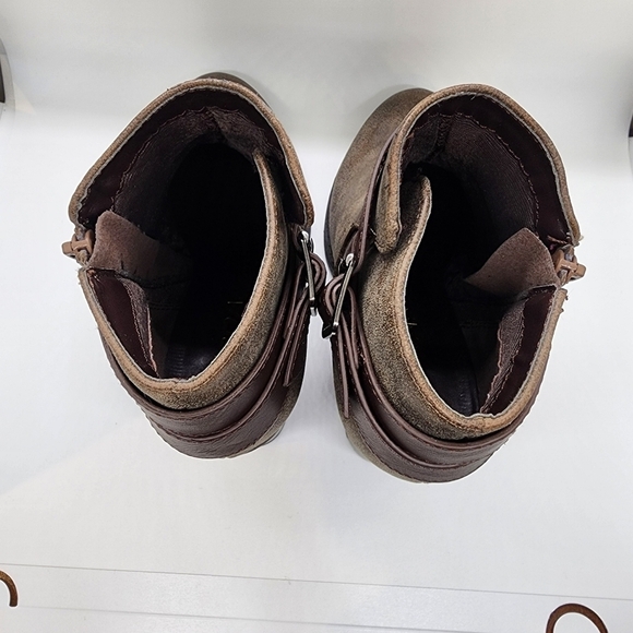 Soda Kylie Toupe Rough Cut Ankle High Booties Women's Size 6 New - Picture 11 of 16